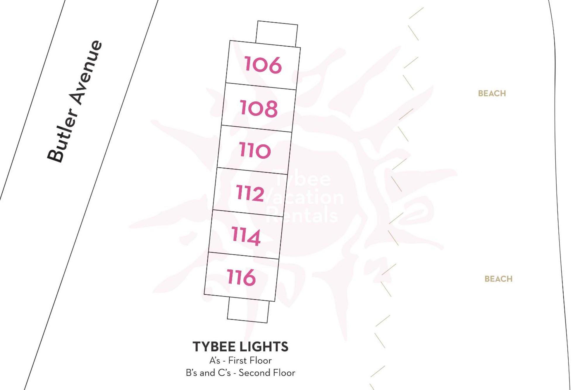 Tybee Lights 110C Apartment ไทบีไอส์แลนด์ ภายนอก รูปภาพ